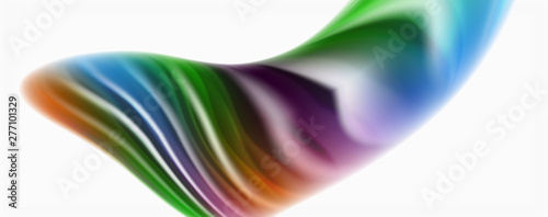 Color flowing waves, liquid conceptual abstract background