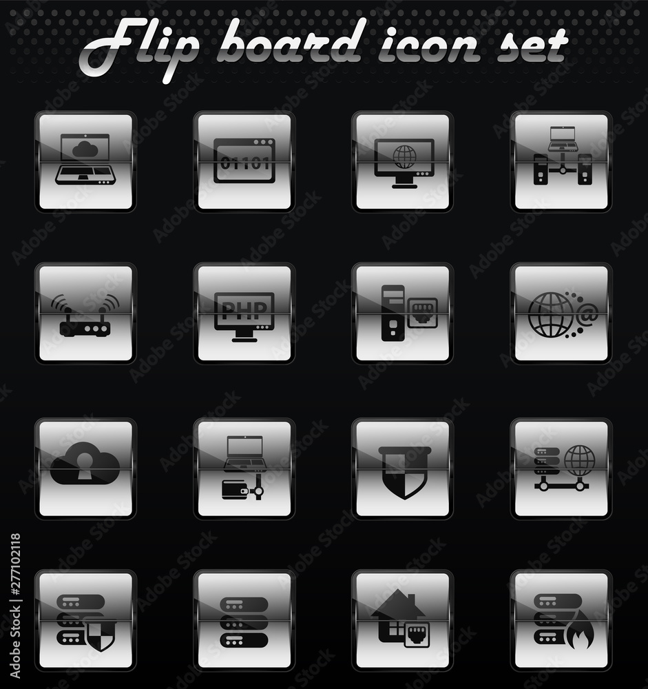 server icon set server icon set