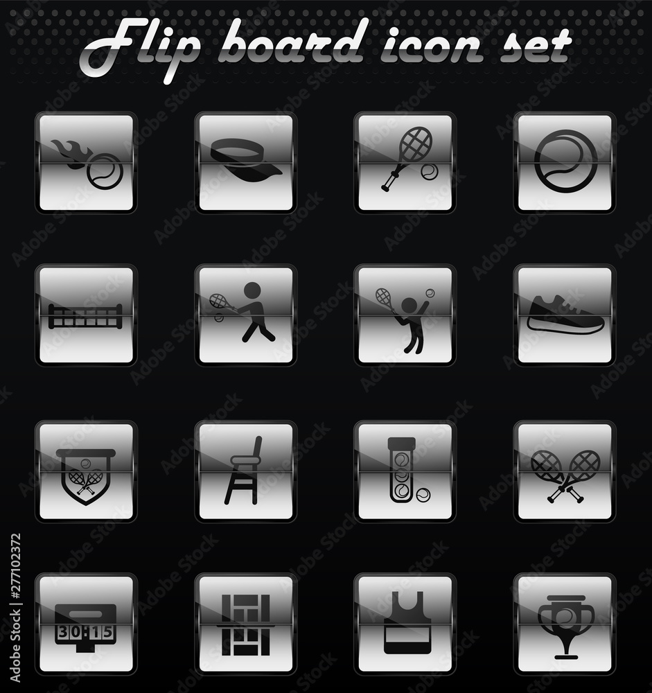 tennis icon set tennis icon set
