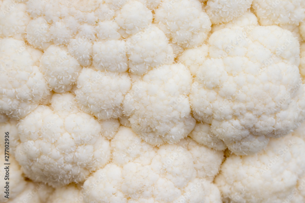 Close-up of cauliflower cabbage, background Close-up of cauliflower cabbage, background