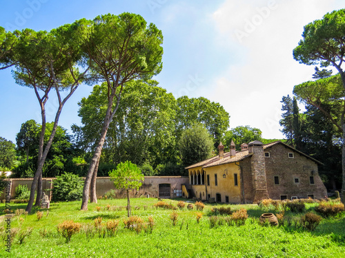 Lodge of Cardinal Bessarione, Park San Sebastiano, Rome, Italy photo