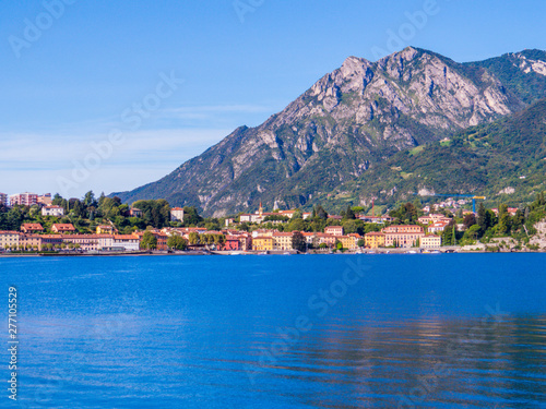 Fototapeta Naklejka Na Ścianę i Meble -  View of the village of Malgrate on the Lake of Como, Italy
