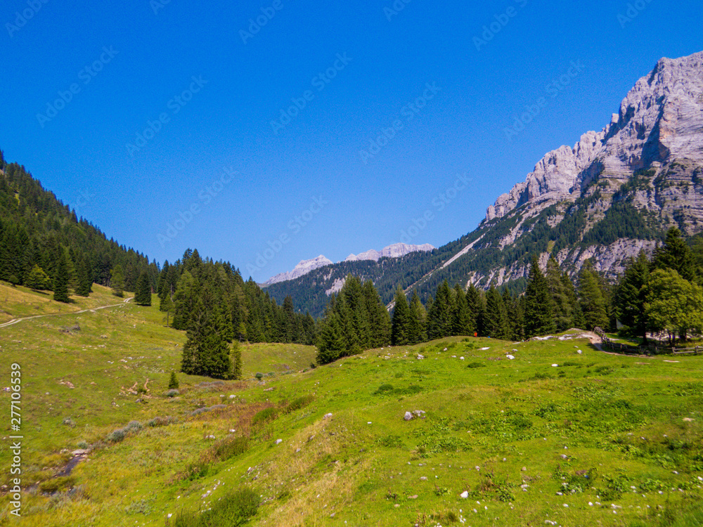 View of the Dolomites, Trentino-Alto Adige (Sudtirol), north Italy