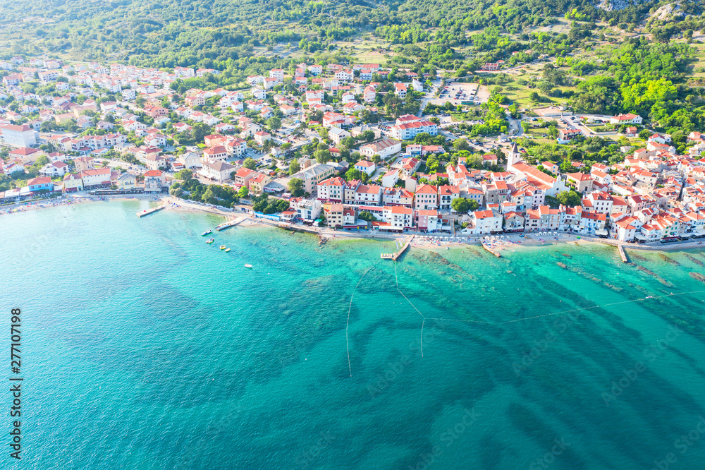 Panoramic view of Bashka, Croatia