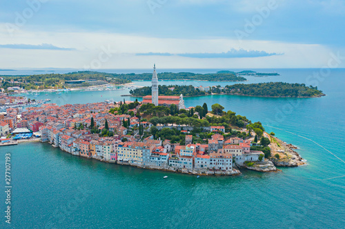Panoramic view of Rovinj, Croatia