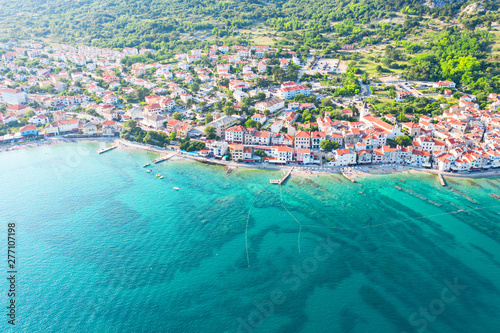 Panoramic view of Bashka, Croatia