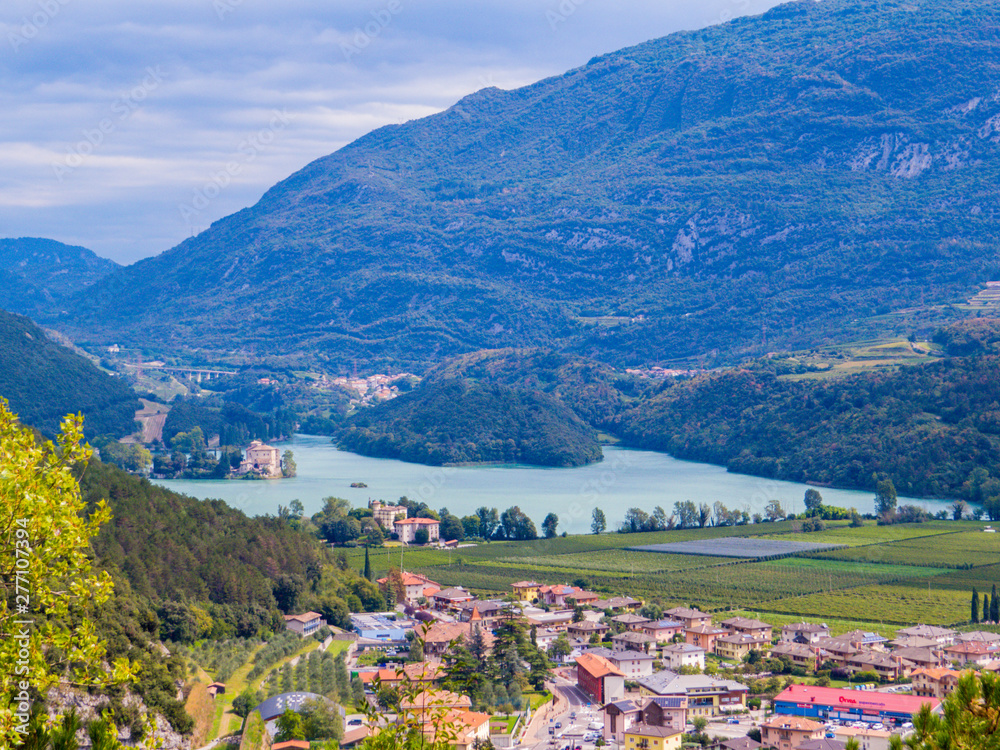 Toblino Lake, Trentino, Italy