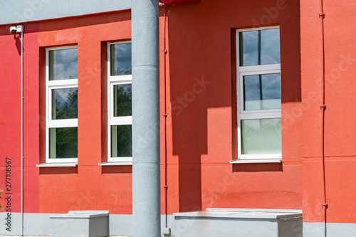 Fragment of a house with Windows
