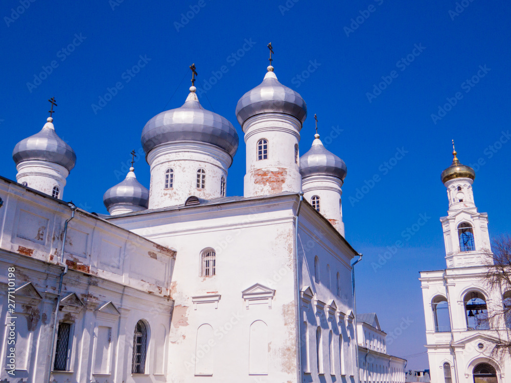 Spassky Cathedral, Yuriev Monastery, Veliky Novgorod, Russia