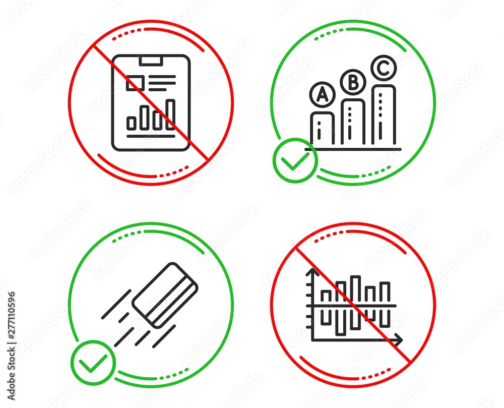 Do or Stop. Report document, Credit card and Graph chart icons simple set. Diagram chart sign. Page with charts, Bank payment, Growth report. Presentation graph. Education set. Vector Do or Stop. Report document, Credit card and Graph chart icons simple set. Diagram chart sign. Page with charts, Bank payment, Growth report. Presentation graph. Education set. Vector