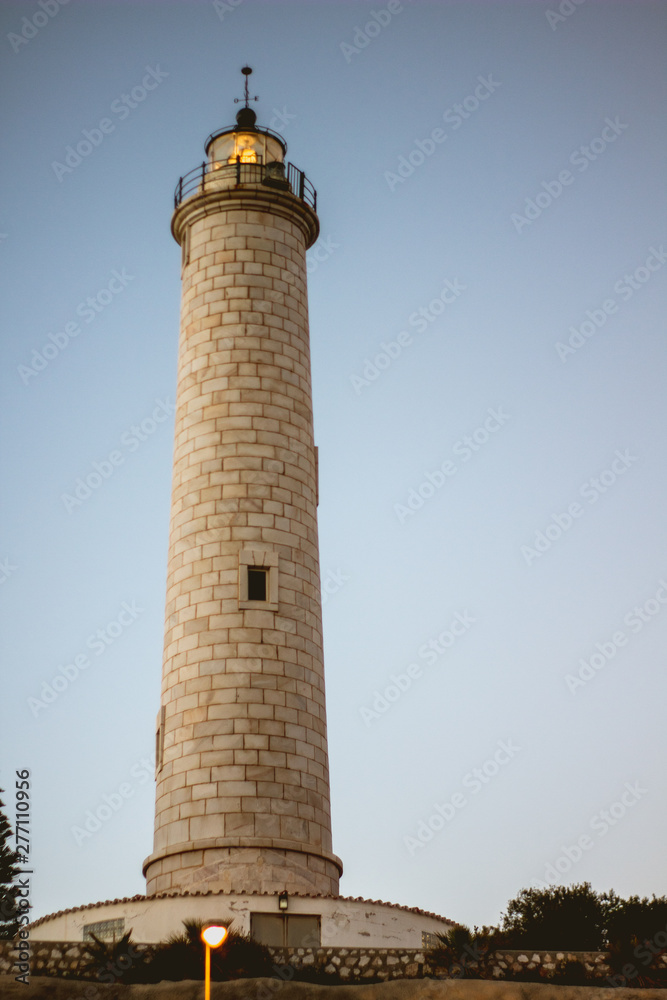 Mijas, Malaga, España; May, 24, 2019; calaburra lighthouse