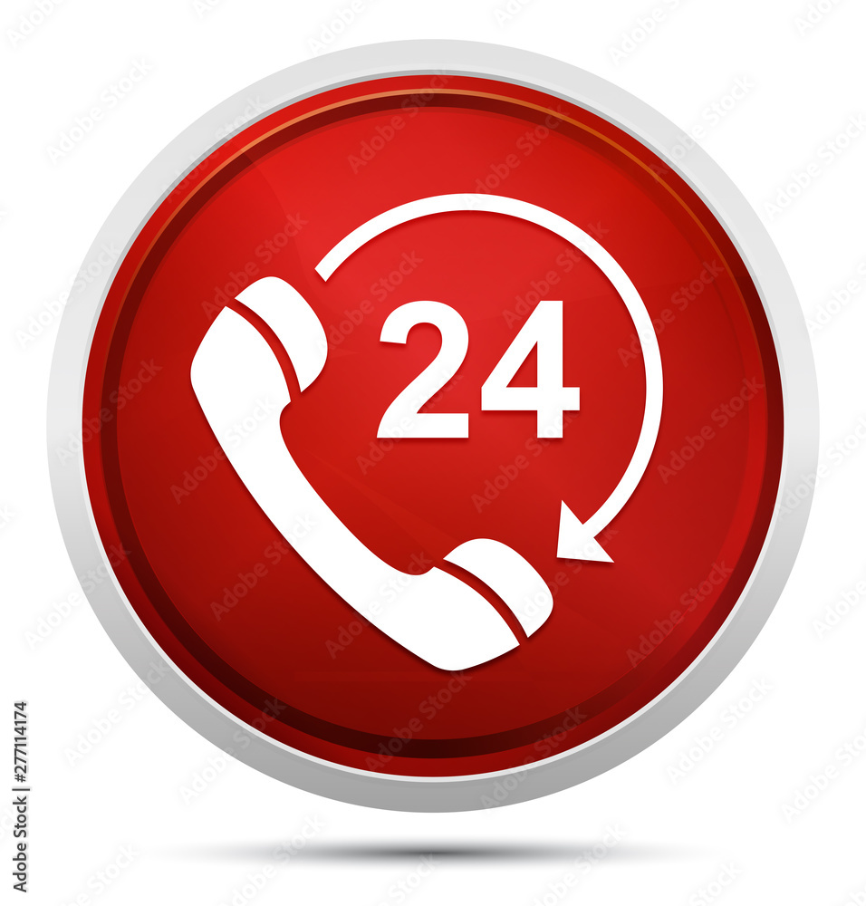 24 hours open phone rotate arrow icon Promo Red Round Button 24 hours open phone rotate arrow icon Promo Red Round Button