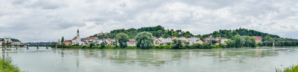 Panorama Innufer Passau