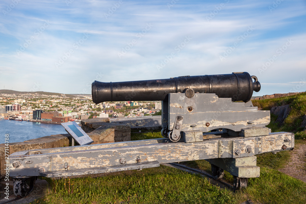 Cannon in St. John's, Newfoundland