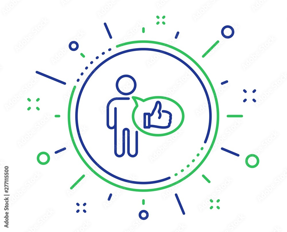 Like line icon. Thumbs up sign. Positive feedback, social media symbol. Quality design elements. Technology like button. Editable stroke. Vector Like line icon. Thumbs up sign. Positive feedback, social media symbol. Quality design elements. Technology like button. Editable stroke. Vector