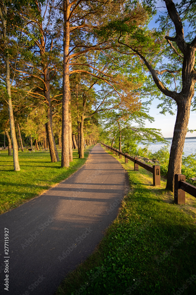 Walkway Road at Verona Beach State Park Walkway Road at Verona Beach State Park