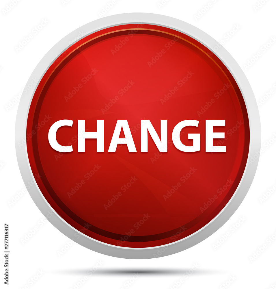Change Promo Red Round Button Change Promo Red Round Button