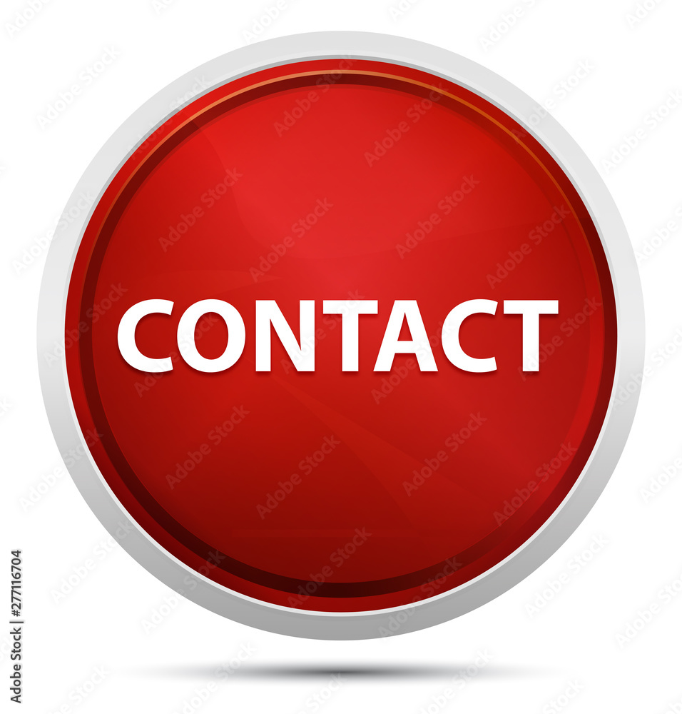 Contact Promo Red Round Button Contact Promo Red Round Button