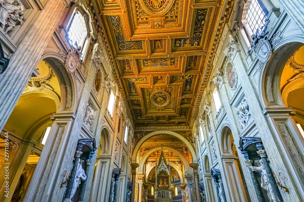 Altar Basilica Saint John Lateran Cathedral Rome Italy