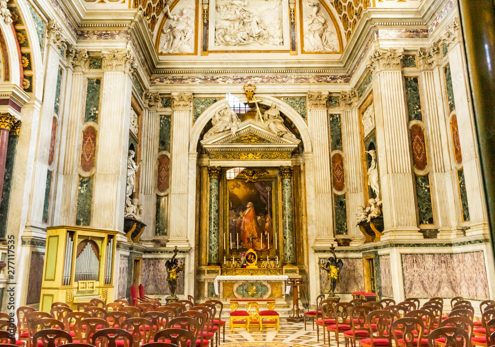 Side Chapel Altar Basilica Saint John Lateran Cathedral Rome Italy