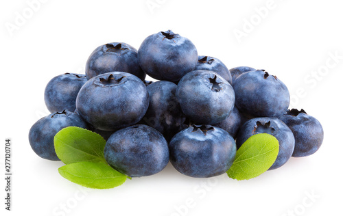 Ripe blueberries