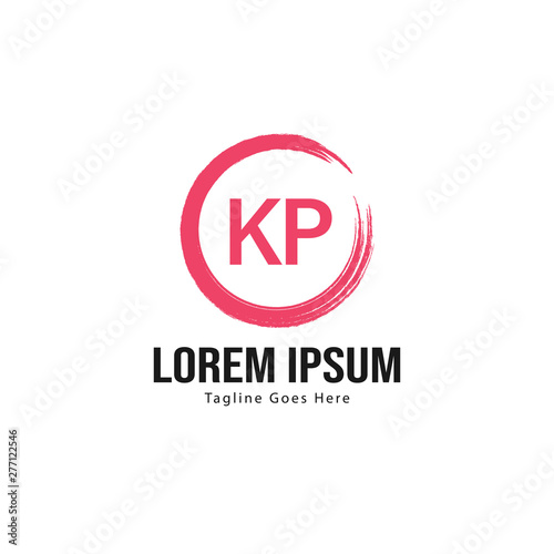 Initial KP logo template with modern frame. Minimalist KP letter logo vector illustration Free Download Initial KP logo template with modern frame. Minimalist KP letter logo vector illustration - GFXLoad