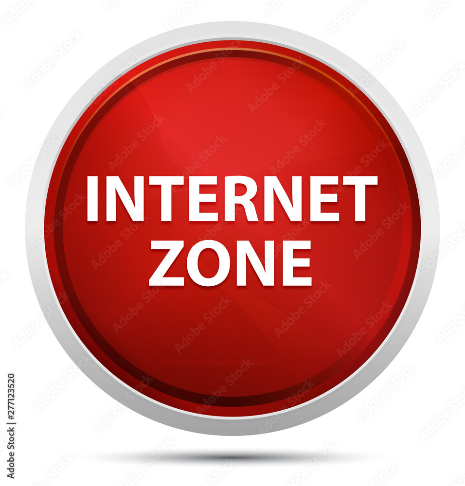 Internet Zone Promo Red Round Button Internet Zone Promo Red Round Button
