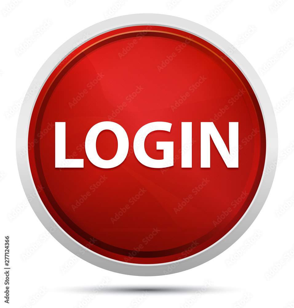Login Promo Red Round Button Login Promo Red Round Button