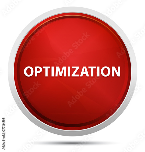 Optimization Promo Red Round Button