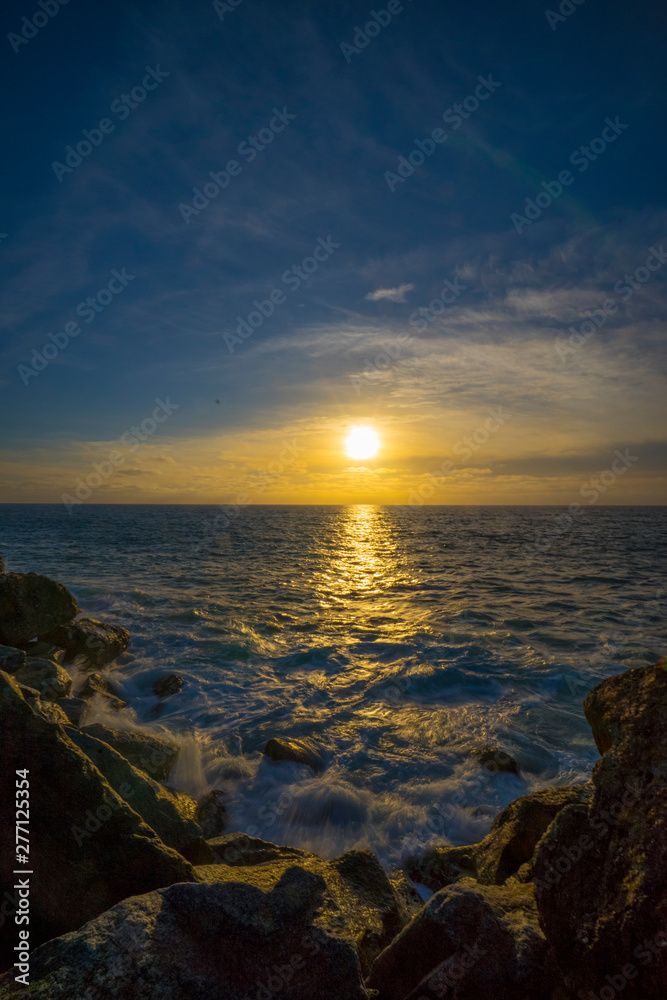 Sunset over Jetty Rocks