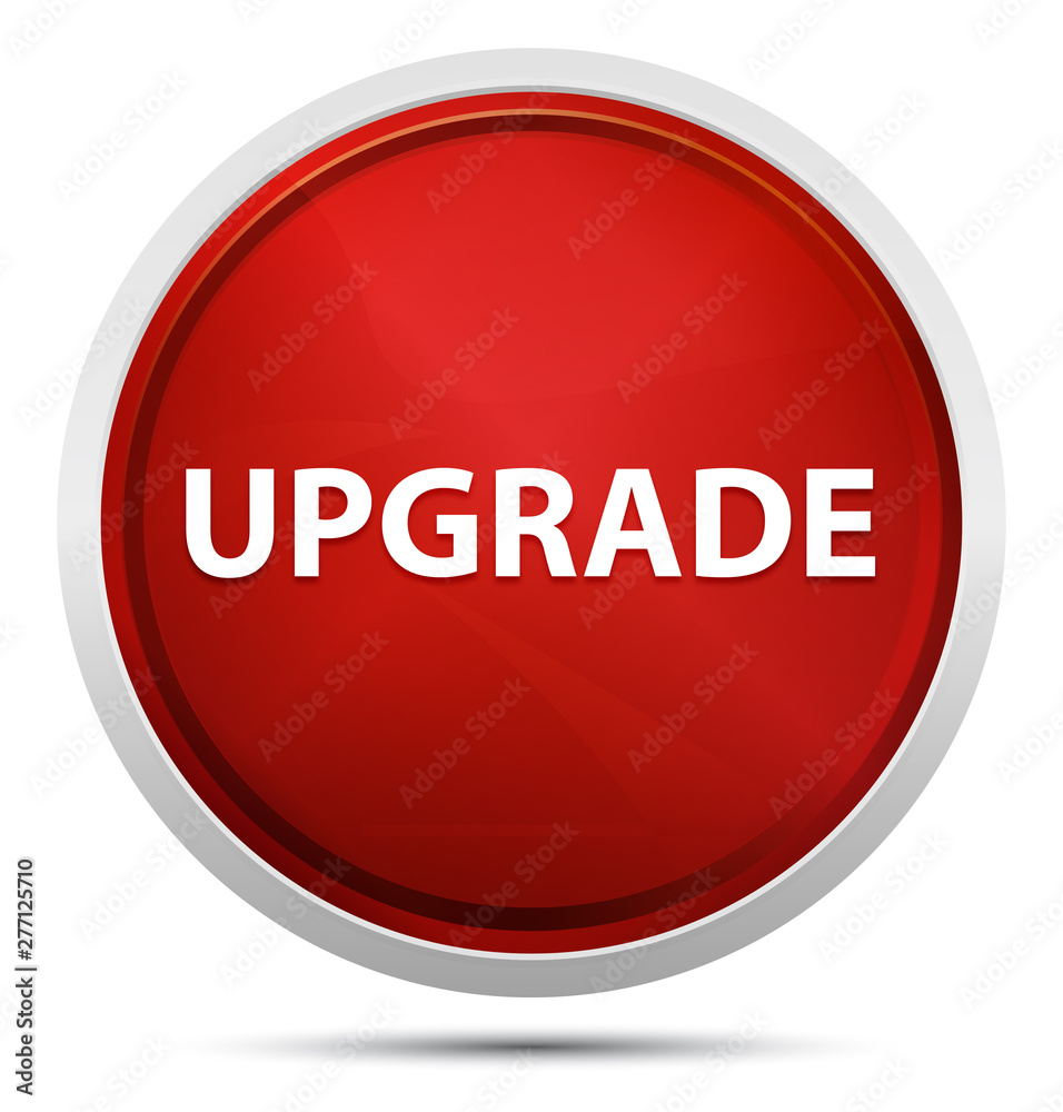 Upgrade Promo Red Round Button Upgrade Promo Red Round Button