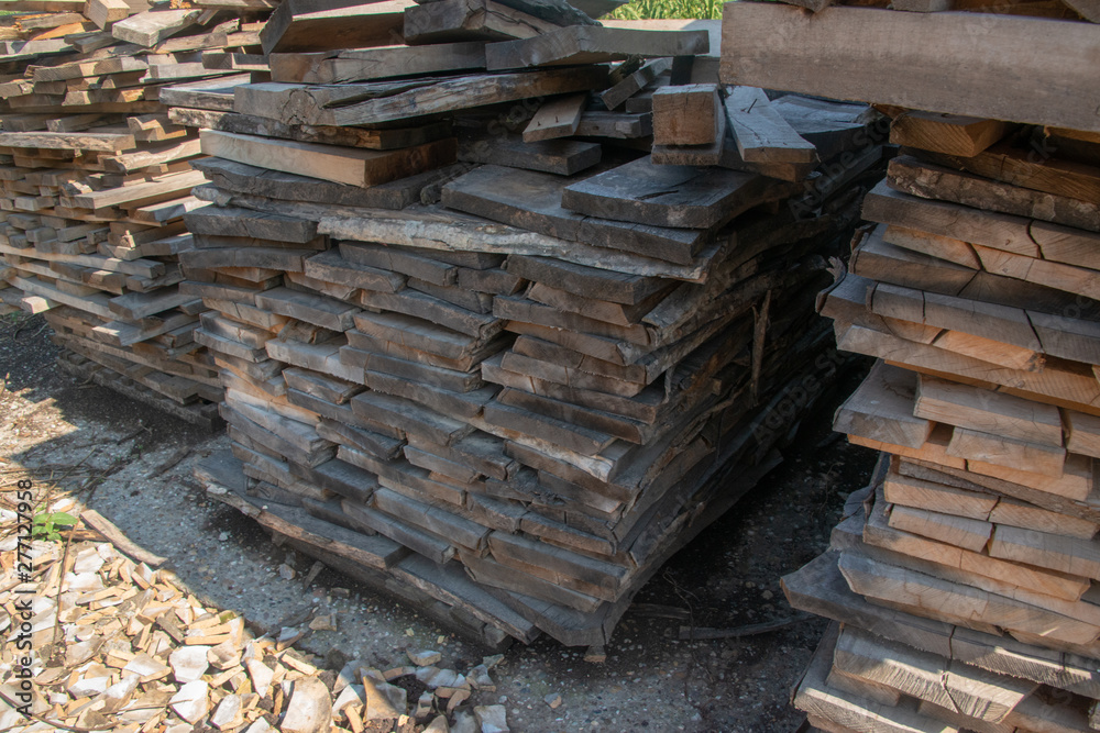 Taking photographs of wood plywood, used for making pellets Taking photographs of wood plywood, used for making pellets