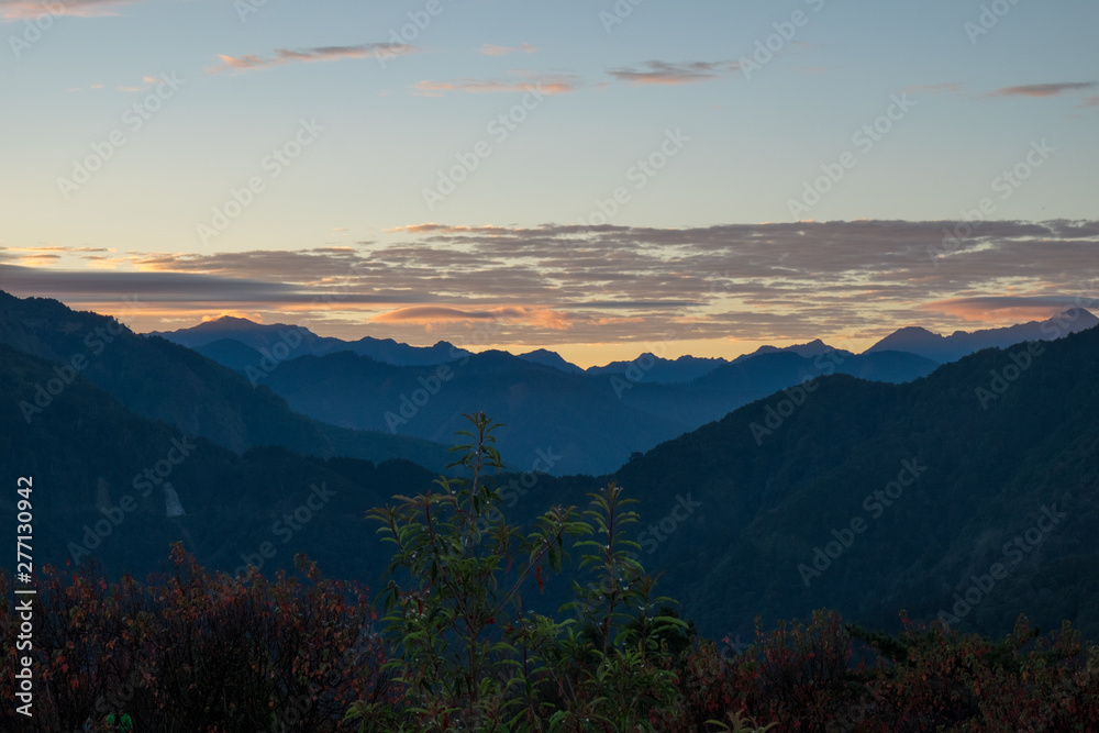 Alishan Mountains of Taiwan