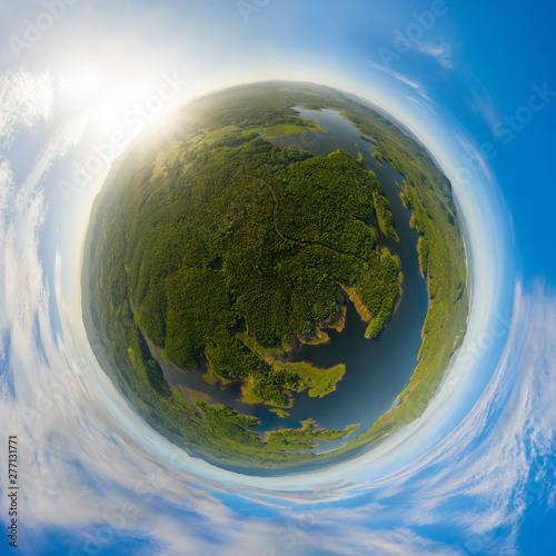 Fényképezés Little planet