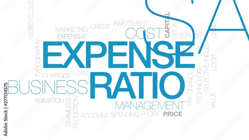 Expense ratio animated word cloud. Kinetic typography. Expense ratio animated word cloud. Kinetic typography.