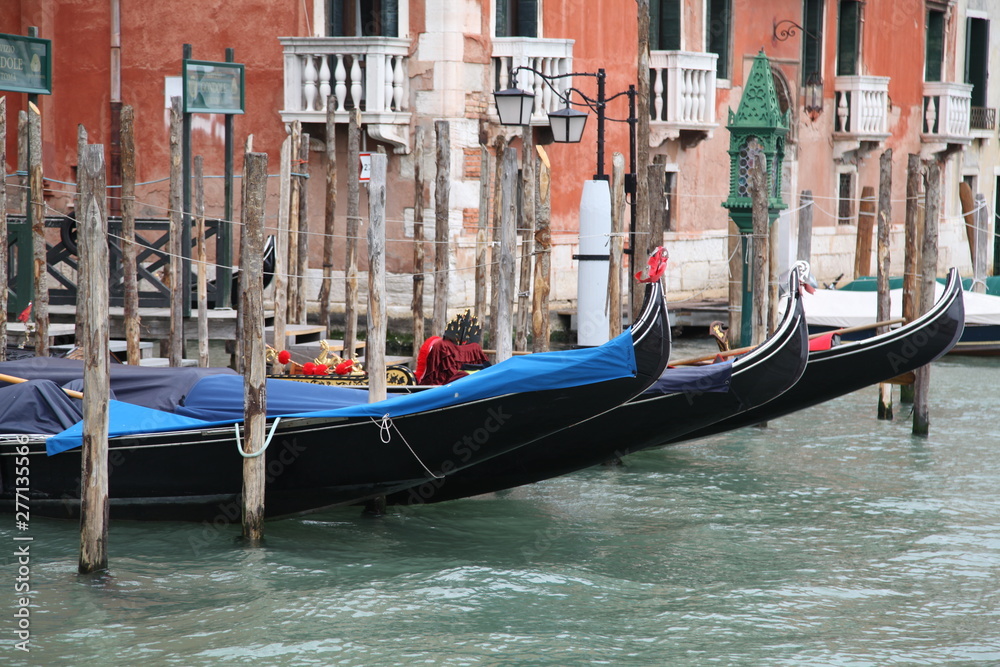 gondolas in venice