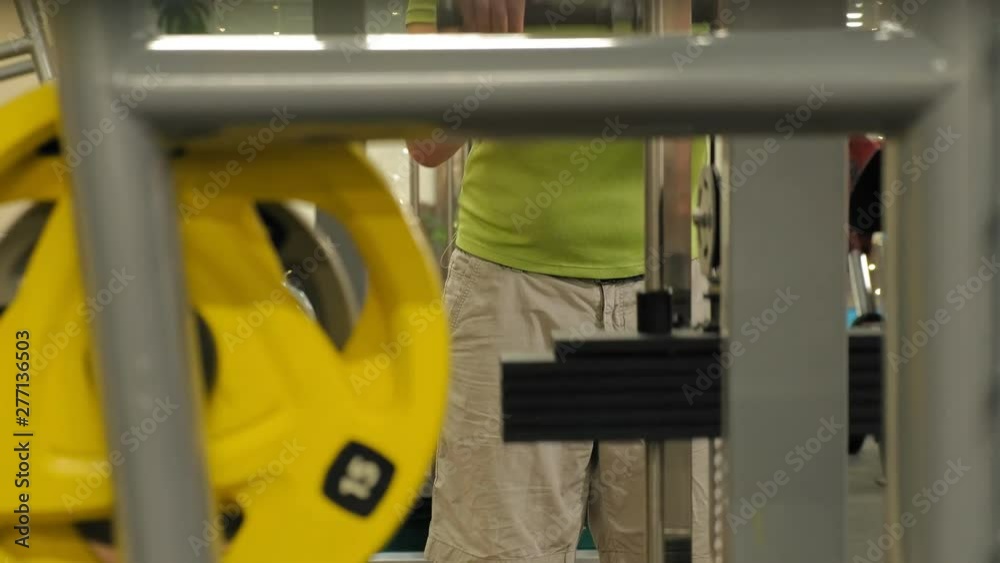 The man in the gym. Fitness. Healthy lifestyle The man in the gym. Fitness. Healthy lifestyle