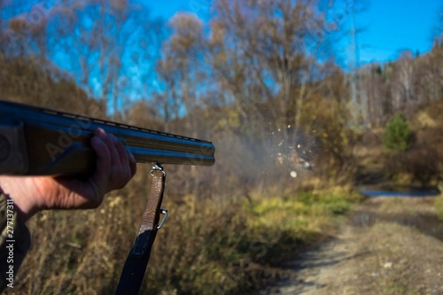 a man with a gun