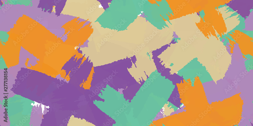 Multicolored grunge background. Abstract seamless vector texture.