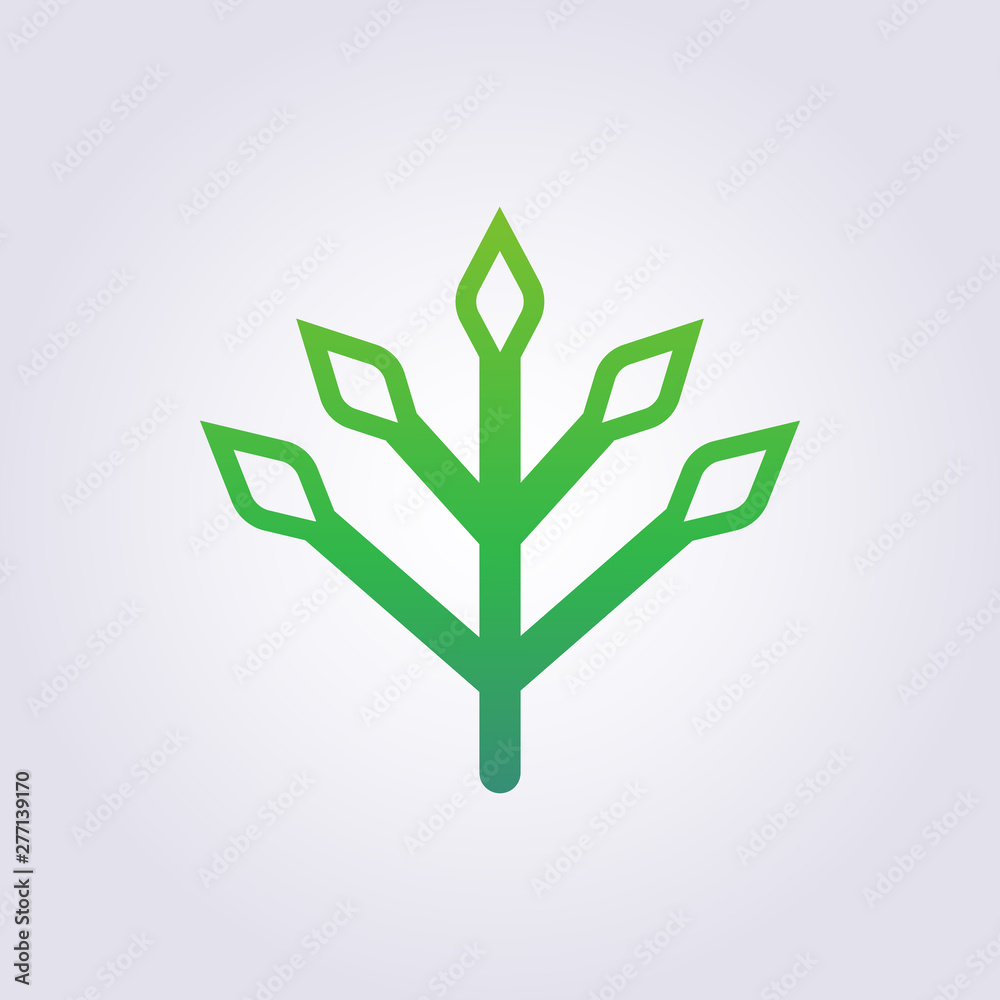 Modern Simple Tree Vector Illustration Design Clipart Symbol Logo Template Modern Simple Tree Vector Illustration Design Clipart Symbol Logo Template