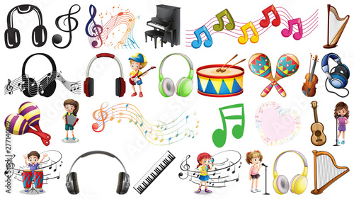 Set of musical objects