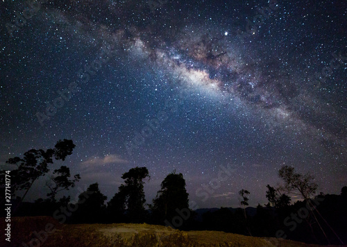 Milkyway galaxy rise from North Borneo, Sabah, Malaysia