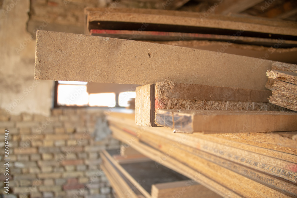 Taking photographs of wood plywood, used for making pellets Taking photographs of wood plywood, used for making pellets