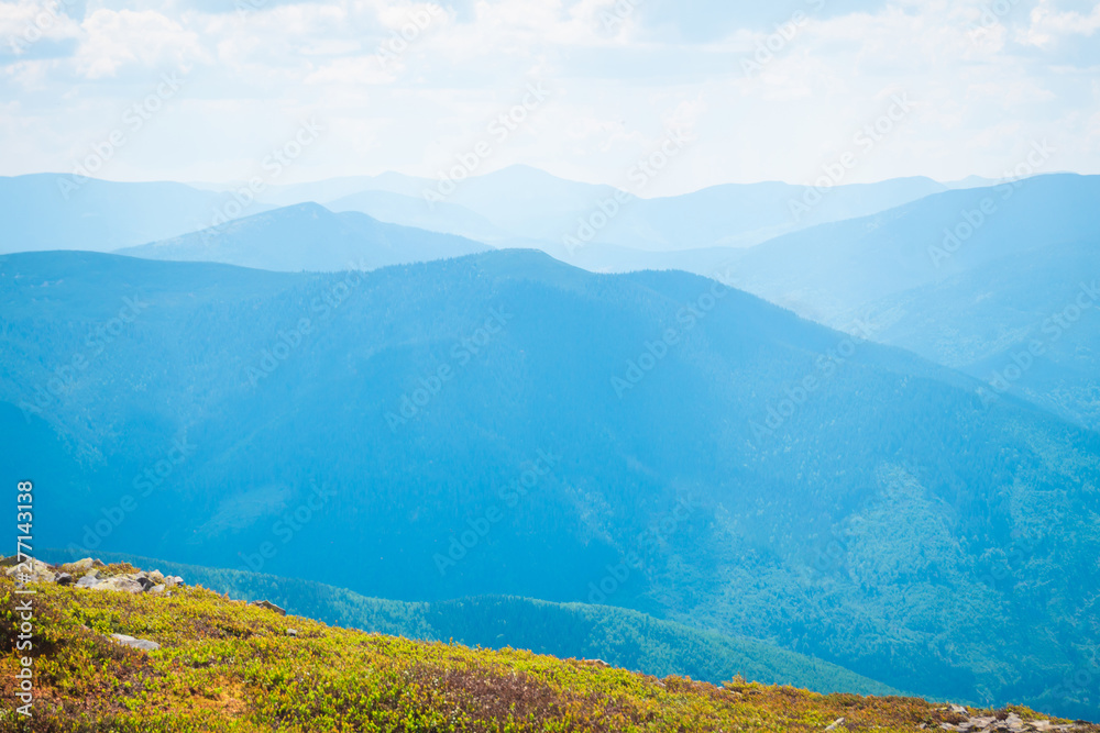 Fototapeta premium mountain hills beautiful mountain landscape