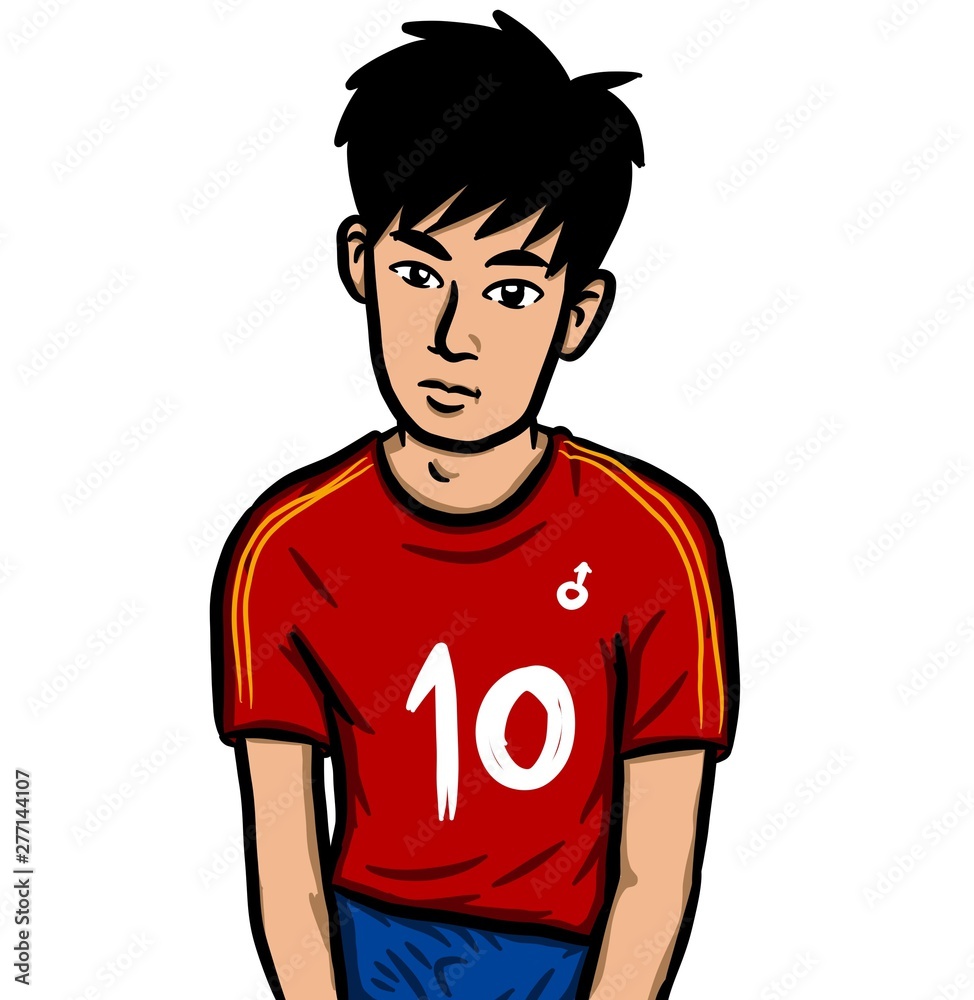 cartoon cute man on white background cartoon cute man on white background