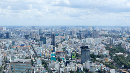 Cityscape of Saigon  Ho Chi Minh City