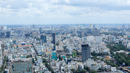 Cityscape of Saigon, Ho Chi Minh City