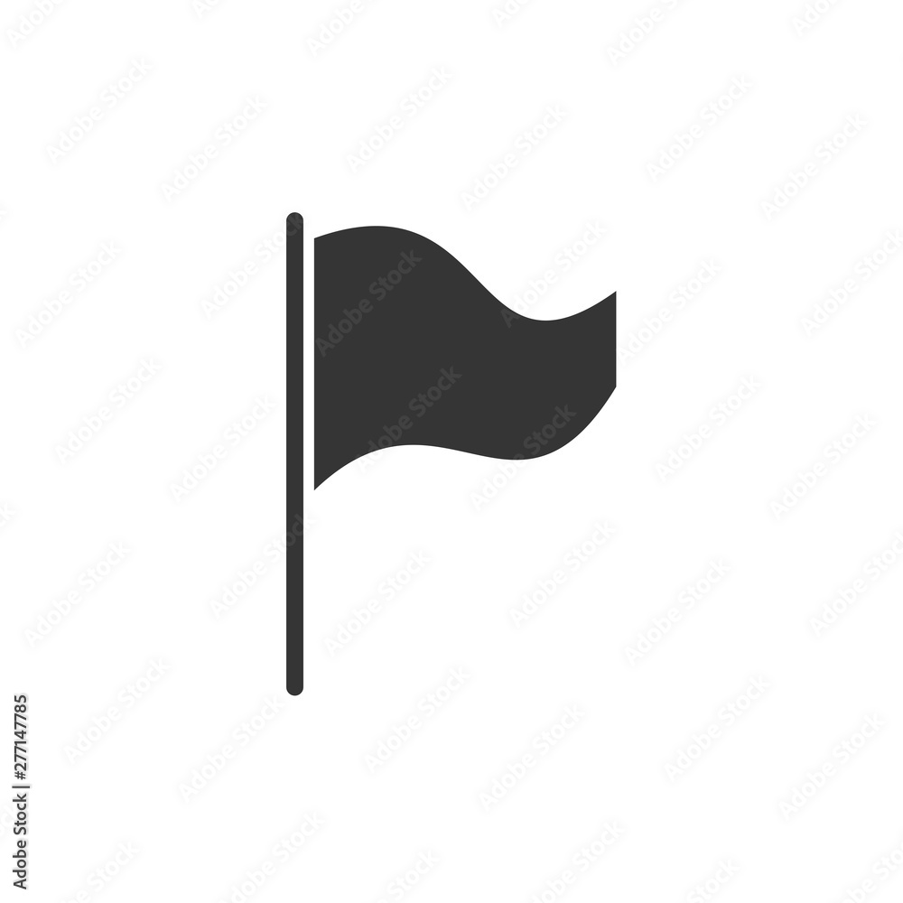 Flag icon template black color editable. Flag symbol vector sign isolated on white background. Simple logo vector illustration for graphic and web design. Flag icon template black color editable. Flag symbol vector sign isolated on white background. Simple logo vector illustration for graphic and web design.