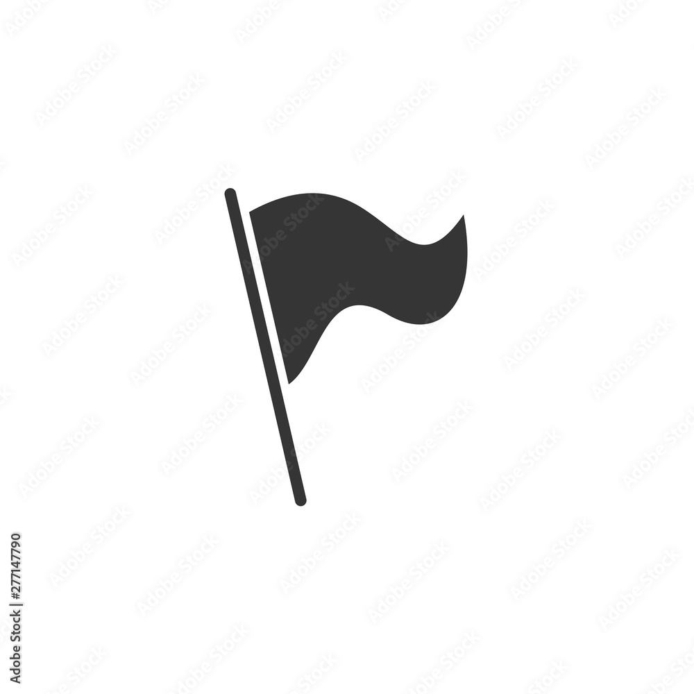 Flag icon template black color editable. Flag symbol vector sign isolated on white background. Simple logo vector illustration for graphic and web design. Flag icon template black color editable. Flag symbol vector sign isolated on white background. Simple logo vector illustration for graphic and web design.