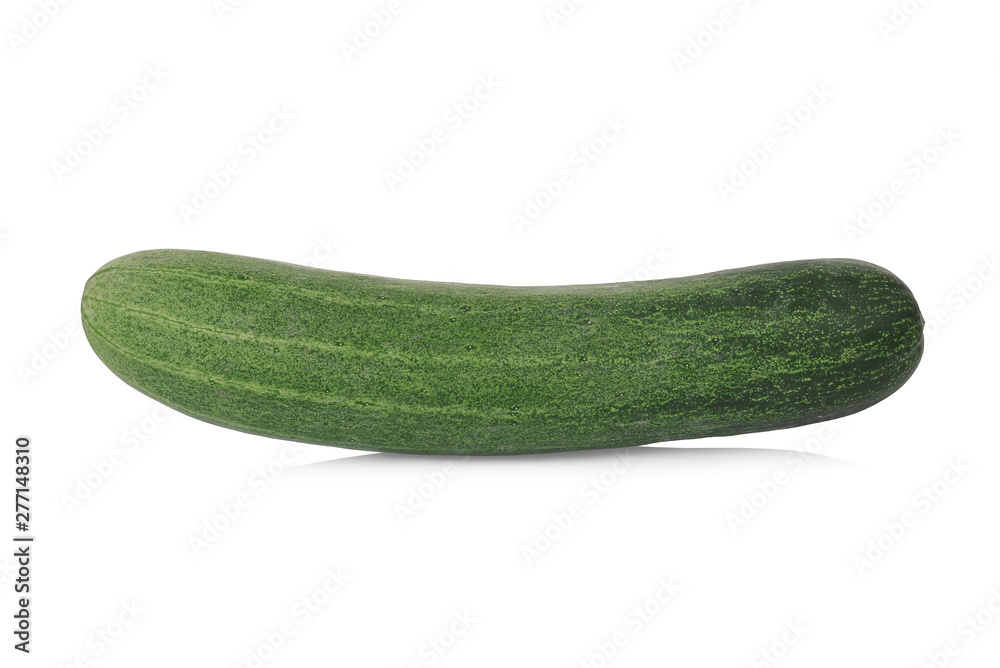 fresh cucumber isolated on white background fresh cucumber isolated on white background